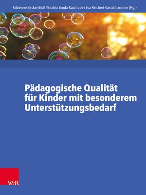 cover image of Pädagogische Qualität für Kinder mit besonderem Unterstützungsbedarf